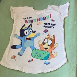 Bluey birthday tshirt 2t unisex